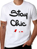 Stay Chic Black T-Shirt