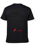 Stay Chic Black T-Shirt