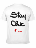 Stay Chic Black T-Shirt
