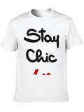 Stay Chic Black T-Shirt