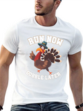 Run Now Gobble Later Thanksgiving T-Shirt