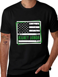 Kidney Donor American Flag T-Shirt