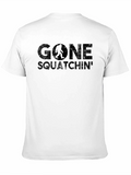 Gone Squatchin Black Graphic Tee