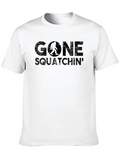 Gone Squatchin Black Graphic Tee