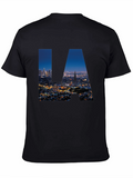 LA Skyline Graphic T-Shirt - Cityscape Tee