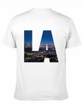 LA Skyline Graphic T-Shirt - Cityscape Tee