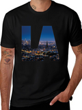 LA Skyline Graphic T-Shirt - Cityscape Tee