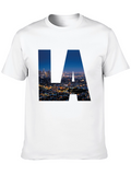 LA Skyline Graphic T-Shirt - Cityscape Tee