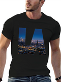 LA Skyline Graphic T-Shirt - Cityscape Tee