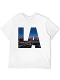 LA Skyline Graphic T-Shirt - Cityscape Tee