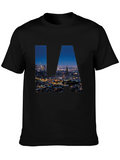 LA Skyline Graphic T-Shirt - Cityscape Tee
