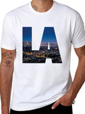 LA Skyline Graphic T-Shirt - Cityscape Tee