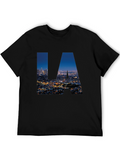LA Skyline Graphic T-Shirt - Cityscape Tee