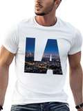 LA Skyline Graphic T-Shirt - Cityscape Tee