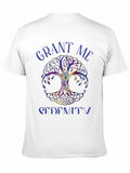 Grant Me Serenity Tree Graphic T-Shirt