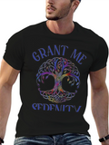 Grant Me Serenity Tree Graphic T-Shirt