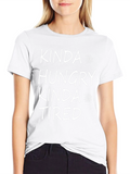 Kinda Hungry Kinda Tired Black T-Shirt