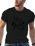 Love My Guitar Black Graphic T-Shirt