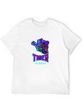 Tiger Punch Graphic Black T-Shirt