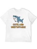 Cute Shark Graphic Tee - Unstoppable Style