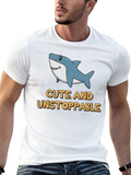 Cute Shark Graphic Tee - Unstoppable Style