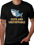 Cute Shark Graphic Tee - Unstoppable Style