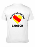 Mein Herz Schlägt Badisch Black T-Shirt