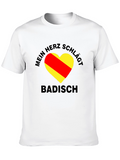Mein Herz Schlägt Badisch Black T-Shirt