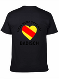 Mein Herz Schlägt Badisch Black T-Shirt