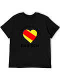 Mein Herz Schlägt Badisch Black T-Shirt