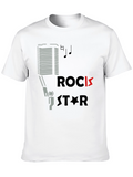 Rock Star Graphic Tee - Black