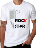 Rock Star Graphic Tee - Black