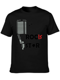 Rock Star Graphic Tee - Black