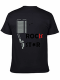 Rock Star Graphic Tee - Black