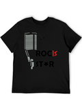 Rock Star Graphic Tee - Black