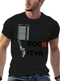 Rock Star Graphic Tee - Black