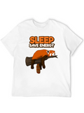 Sleep Save Energy Red Panda T-Shirt