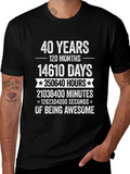 40 Years of Being Awesome T-Shirt