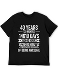 40 Years of Being Awesome T-Shirt