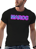 Maroc Graphic Tee - Neon Style