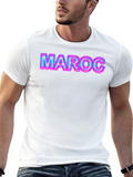 Maroc Graphic Tee - Neon Style