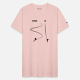 Raced down the ski slope - skier saying