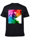 Rainbow Clouds Classic Cotton Tee – Unisex Comfort For Any Season
