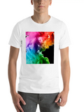 Rainbow Clouds Classic Cotton Tee – Unisex Comfort For Any Season