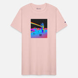 Rainbow In Galaxy Desert Night Retro Surrealism