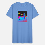 Rainbow In Galaxy Desert Night Retro Surrealism