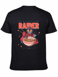 Ramen Raider Eating Ramen Classic Cotton Tee – Unisex Comfort For Any Season