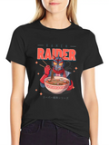 Ramen Raider Eating Ramen Classic Cotton Tee – Unisex Comfort For Any Season