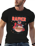 Ramen Raider Eating Ramen Classic Cotton Tee – Unisex Comfort For Any Season