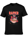 Ramen Raider Eating Ramen Classic Cotton Tee – Unisex Comfort For Any Season